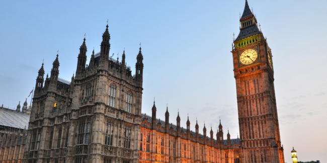 Houses of Parliament for Autumn Budget 2025